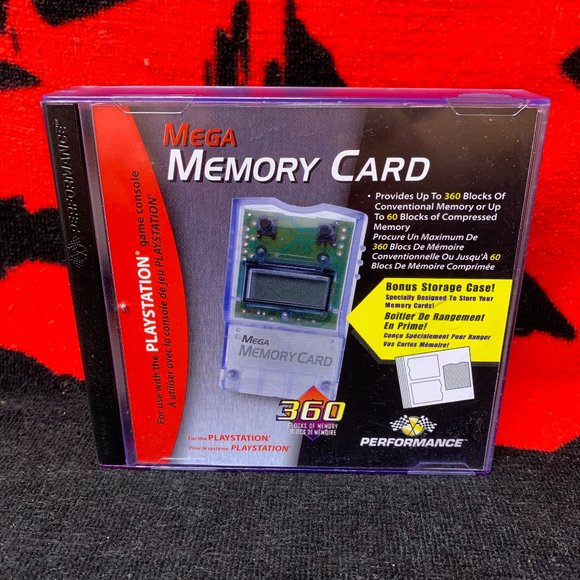 Playstation 1 Mega Memory Card. Performance. Very Good Condition. Tested. - Picture 1 of 12